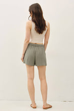 Load image into Gallery viewer, Khaki Linen Shorts
