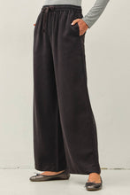 Load image into Gallery viewer, 29" INSEAM TENCEL WIDE LEG PANTS: EARTH GREY / S
