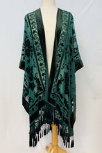 Load image into Gallery viewer, Burnout Velvet Kimono
