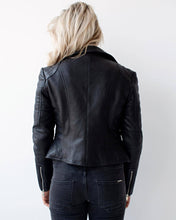 Load image into Gallery viewer, Munroe | Leather Biker Jacket: Cognac / S
