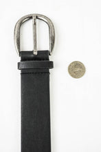 Load image into Gallery viewer, Hibiscus Vegan Embroidered Belt - Black OS

