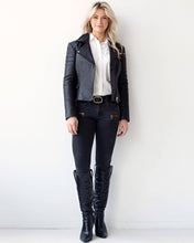 Load image into Gallery viewer, Munroe | Leather Biker Jacket: Cognac / S
