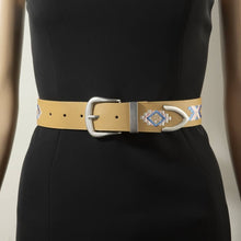 Load image into Gallery viewer, Embroidered Vegan Leather Belt
