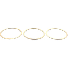 Load image into Gallery viewer, A Pack of Gold Plated Rings, that are E-Coated and Brushed Finished. You can find 4 colors with various different sizes.: Silver Plated / 38mm

