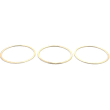 Load image into Gallery viewer, A Pack of Gold Plated, Silver Plated, Gunmetal Plated &amp; Solid Copper Brushed E-Coated Rings Connectors (16 Gauge, Multiple Sizes) - 8 to 35 pcs: Silver Plated / 30mm
