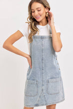 Load image into Gallery viewer, Lyla Denim Overall Dress
