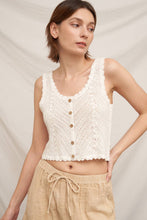 Load image into Gallery viewer, Summertime Crochet Crop Top OS
