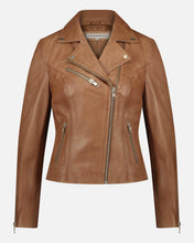 Load image into Gallery viewer, Phoenix  | Leather Moto Jacket: White / S
