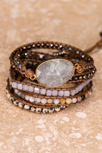 Load image into Gallery viewer, Kelly Wrap Bracelet: Labradorite
