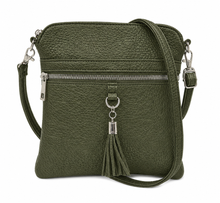 Load image into Gallery viewer, Holly Tassel Front Crossbody 3 New Colors Added: Camel
