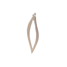 Load image into Gallery viewer, Gold Finish &amp; Silver Plated E-coated Brushed Stylized Leaf Copper Charm 22 Gauge (43 × 14 mm) - 10 pcs: Gold Finish
