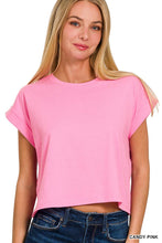 Load image into Gallery viewer, `Cotton Short Sleeve Tee: DUSTYTEAL-163871 / M
