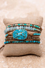Load image into Gallery viewer, Kelly Wrap Bracelet: Turquoise
