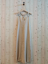 Load image into Gallery viewer, REF 16857 LONG STRAP DRESS 100% LINEN: KAKY
