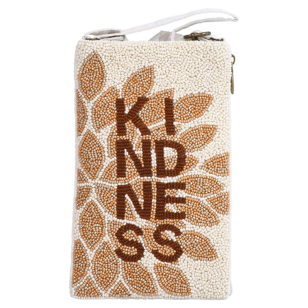 Kindness Beaded Crossbody