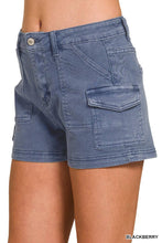 Load image into Gallery viewer, `0223 Utility Pocket Denim Shorts (Stretch) SI-29226: DEEP CAMEL-193081 / M
