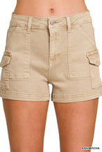Load image into Gallery viewer, `0223 Utility Pocket Denim Shorts (Stretch) SI-29226: DEEP CAMEL-193081 / M
