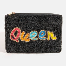Load image into Gallery viewer, Queen Seed Beaded Coin Purse
