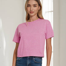 Load image into Gallery viewer, `100% Cotton Crew Neck Short Sleeve Tee Zenana: H ASH JADE-174830 / L
