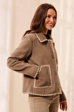 Load image into Gallery viewer, Tribal Topstitch Wool Blend Jacket M
