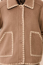 Load image into Gallery viewer, Tribal Topstitch Wool Blend Jacket M
