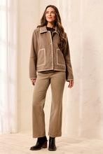 Load image into Gallery viewer, Tribal Topstitch Wool Blend Jacket M
