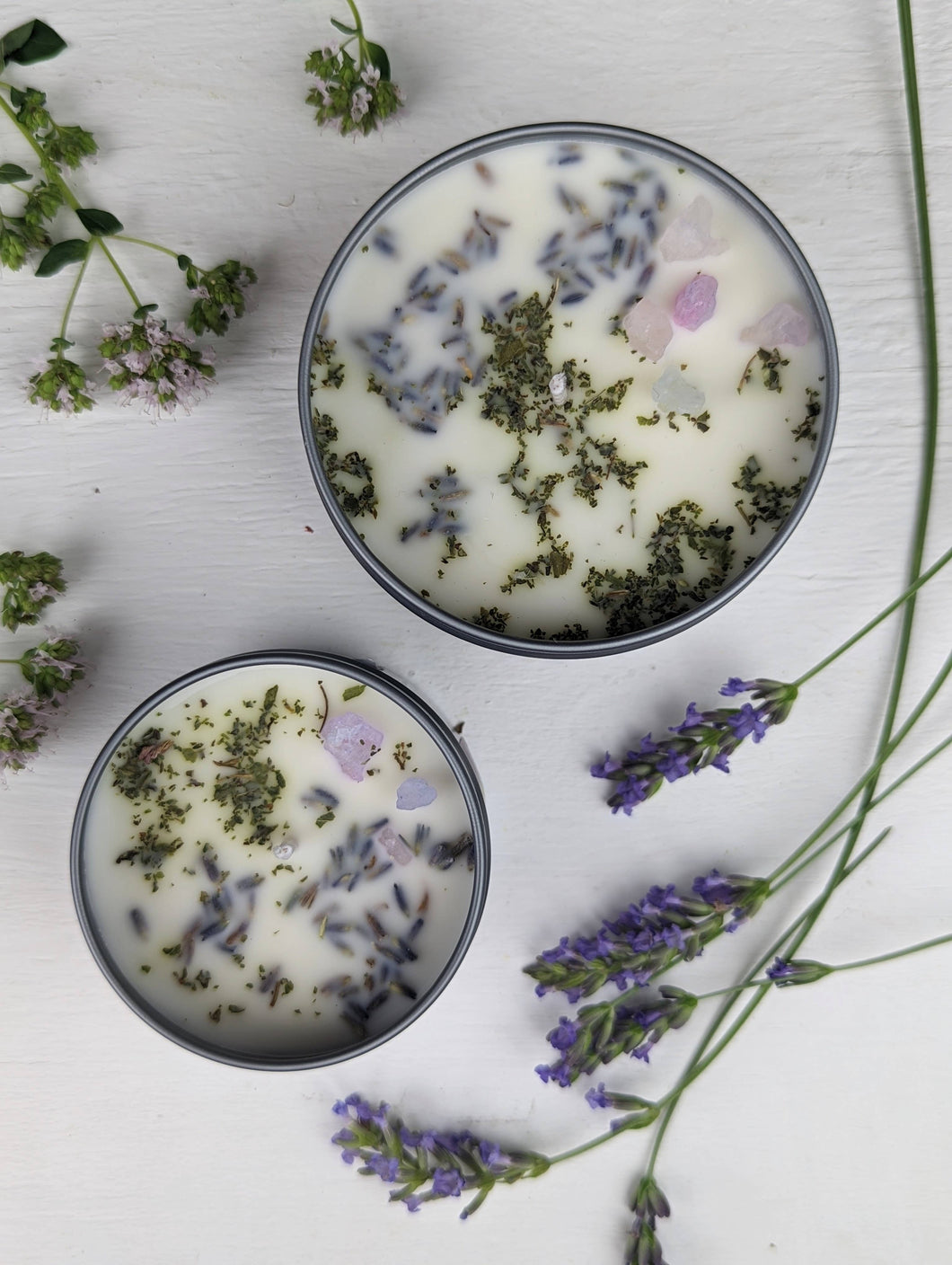 Handcrafted Lavender Mint Soy Candle