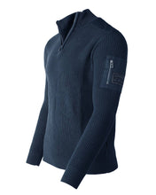Load image into Gallery viewer, Men&#39;s Zip Up Sweater - Navy

