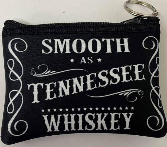 Smooth Tennessee Coin Purse Keychain