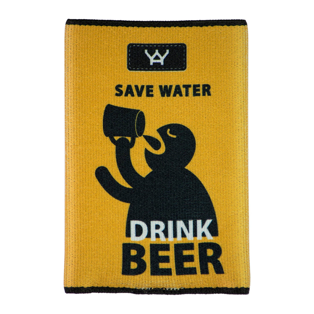 Save Water Drink Beer Slim Wallet