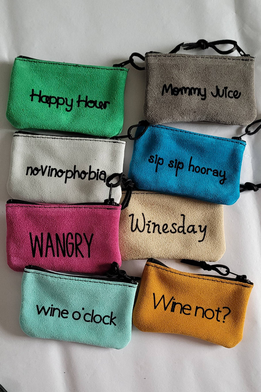 Wine Lover Leather Pouch