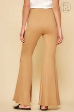 Load image into Gallery viewer, Plus Size Flare Pants - Chamois
