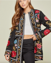 Load image into Gallery viewer, Sophia Embroidered Vegan Coat
