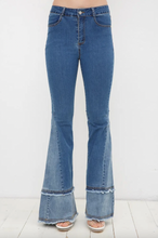 Load image into Gallery viewer, Jessi Frayed Bell Bottom Jeans
