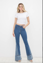 Load image into Gallery viewer, Jessi Frayed Bell Bottom Jeans
