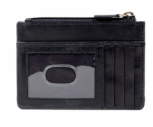 Load image into Gallery viewer, Black and Tan Leather Embossed Wallet
