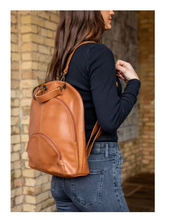 Load image into Gallery viewer, On The Go Leather Backpack
