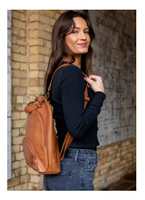 Load image into Gallery viewer, On The Go Leather Backpack
