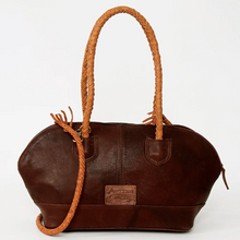 Load image into Gallery viewer, Leather Fringe Satchel Bag
