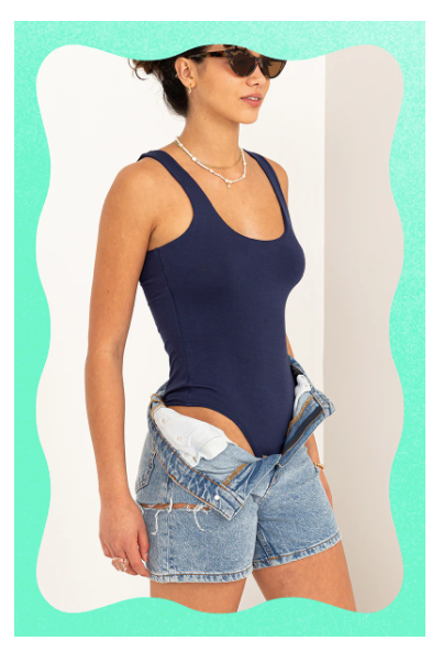 Twilight Navy Bodysuit