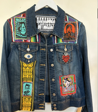 Load image into Gallery viewer, Janice, Stevie, RBG, Doors, Jimi Jean Jacket - S
