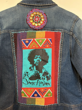 Load image into Gallery viewer, Janice, Stevie, RBG, Doors, Jimi Jean Jacket - S
