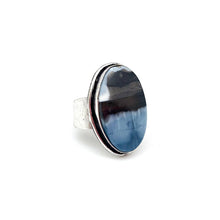 Load image into Gallery viewer, Blue Opal Stone Ring
