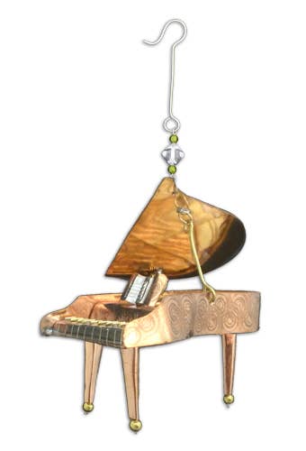 Handmade Copper Steinway Piano Ornament