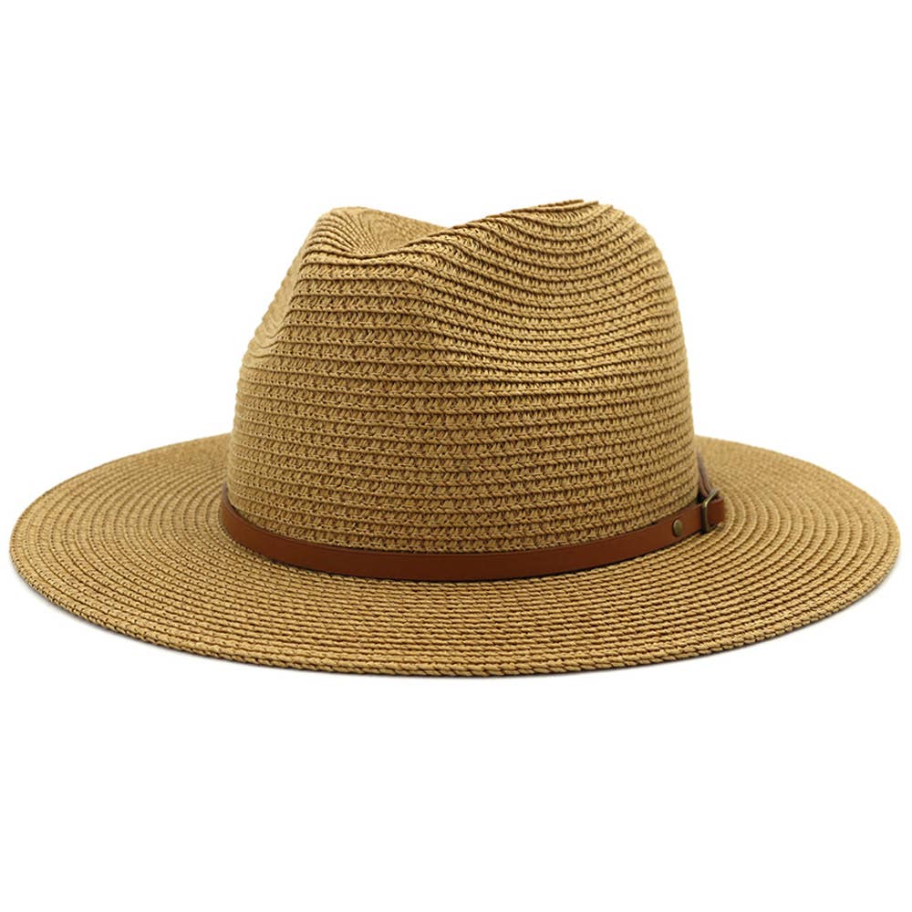 Seaside Paper Straw Hat - Khaki